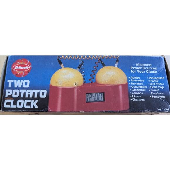 🧨Vintage Skilcraft Two Potato Clock - Picture 2 of 2